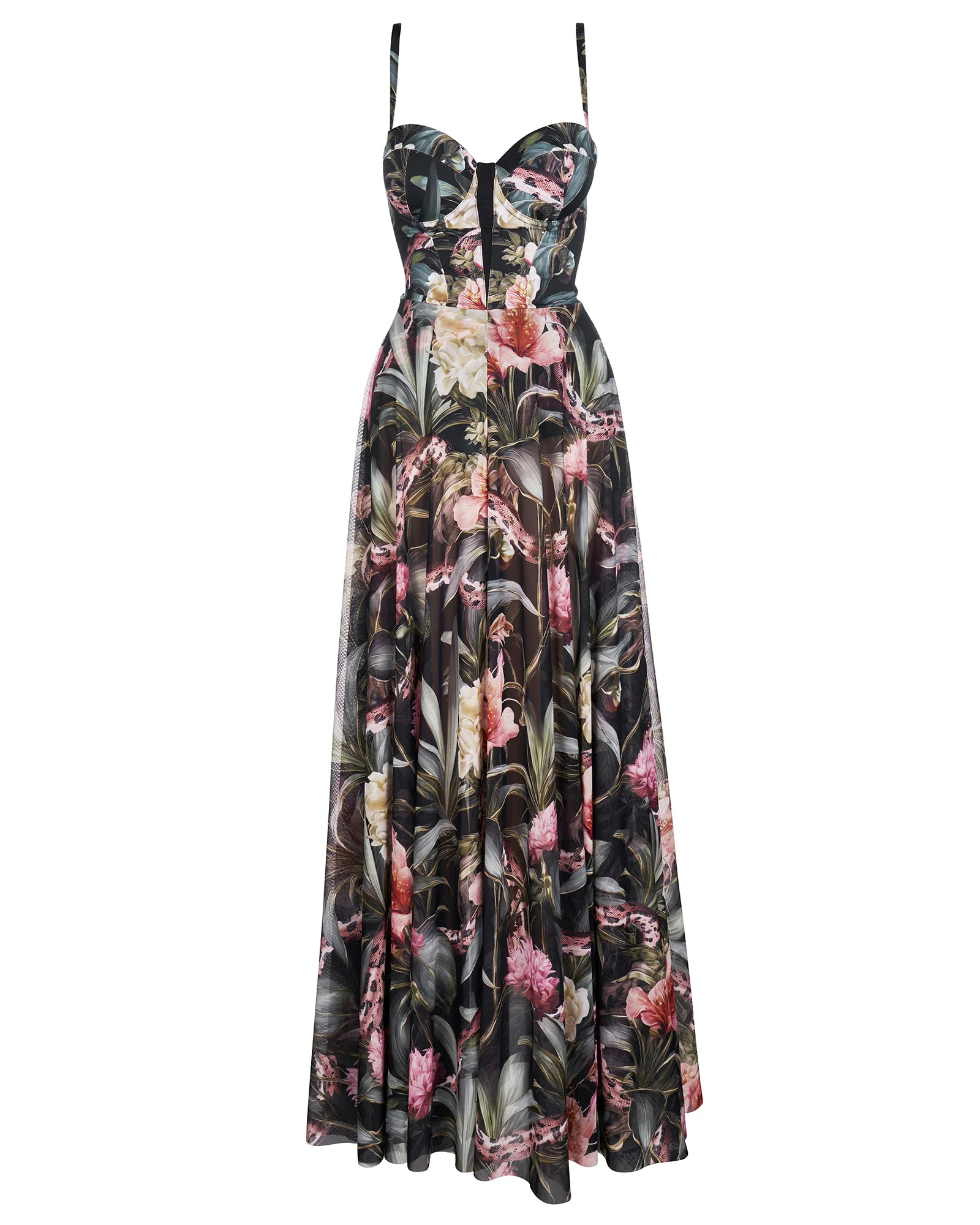Bombshell Maxi Dress - Midnight Peony - Image 14