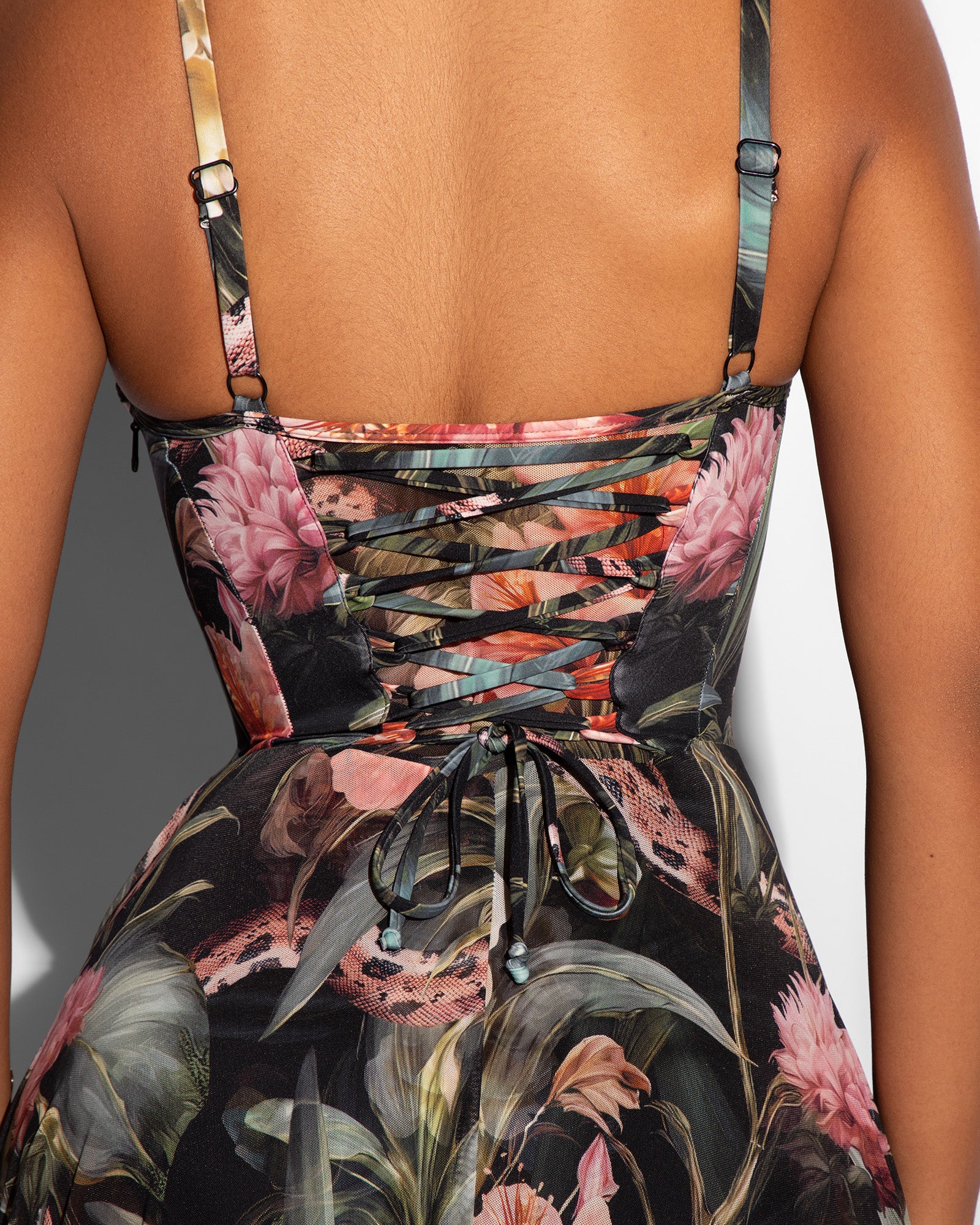Bombshell Maxi Dress - Midnight Peony - Image 8