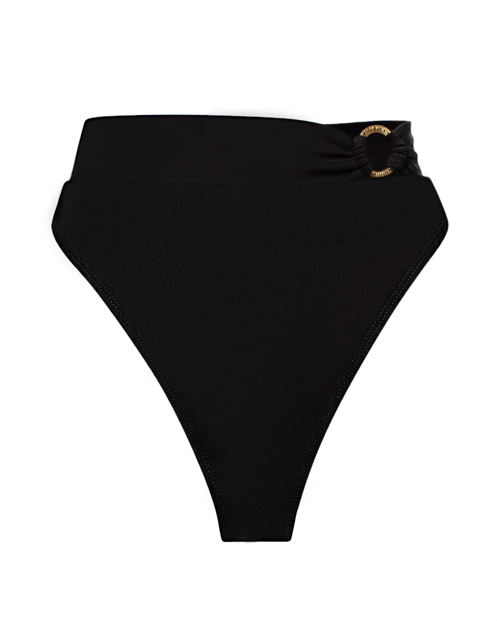 Brazilian Ring Kini Bottom - Black - Image 5