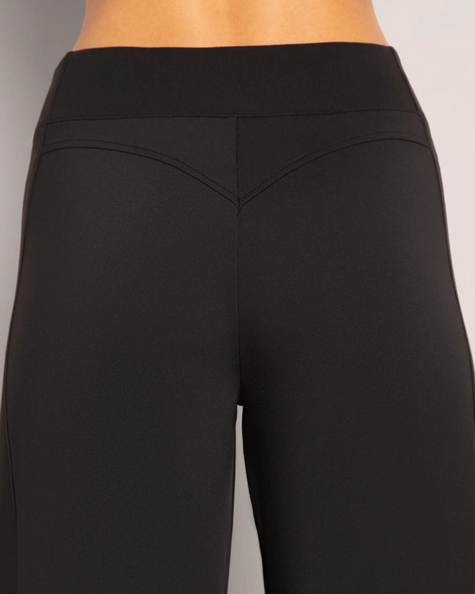 Cloudlined Wide Leg Pant - Soft Black - Image 5