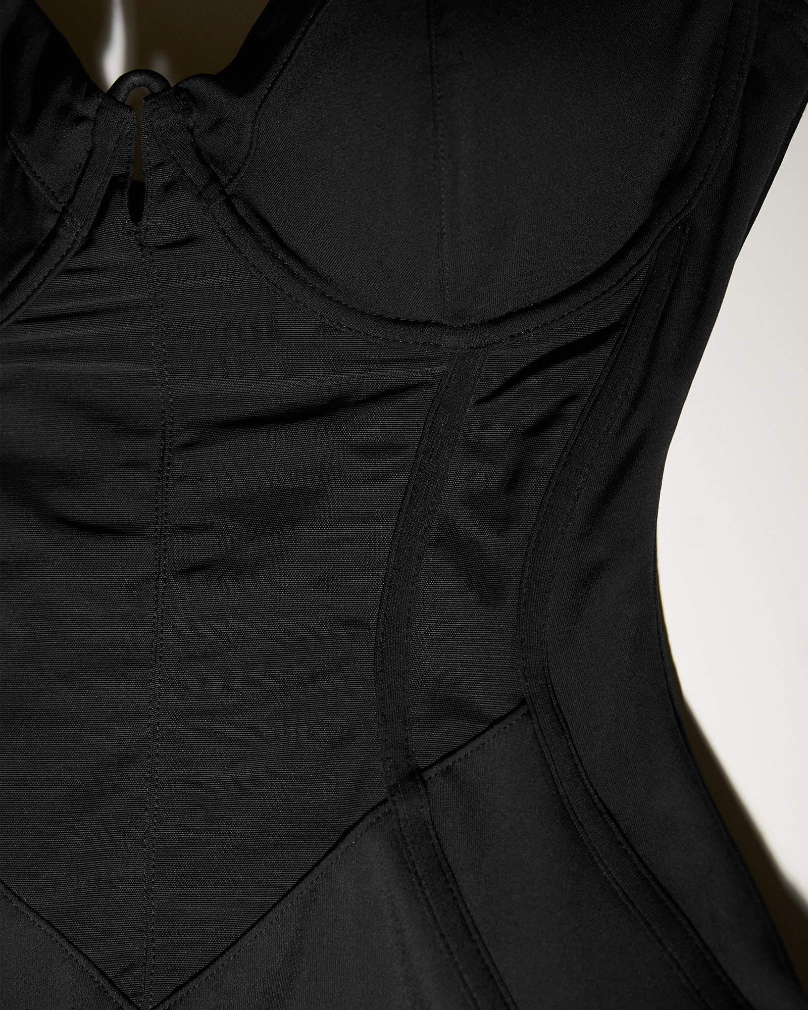 Corset Bodysuit - Black - Image 8