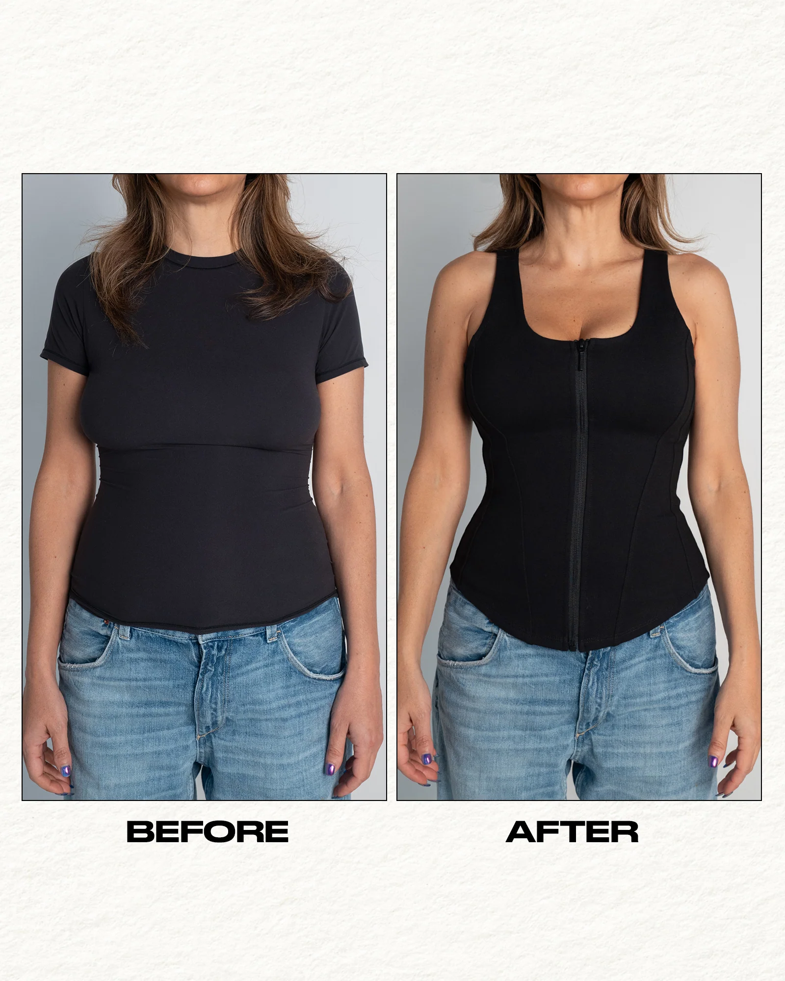 Corsety Scoop Neck Tank - Black - Image 5