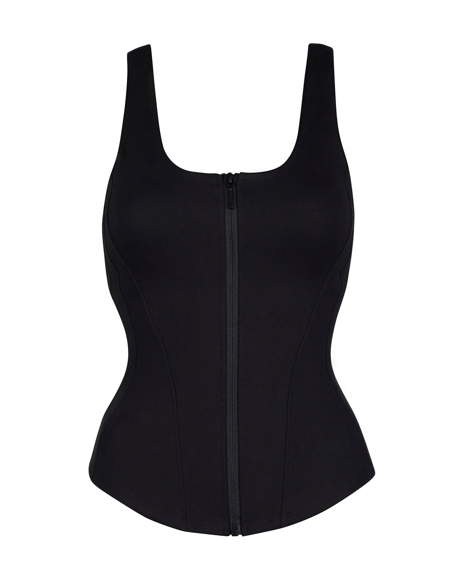 Corsety Scoop Neck Tank - Black - Image 6