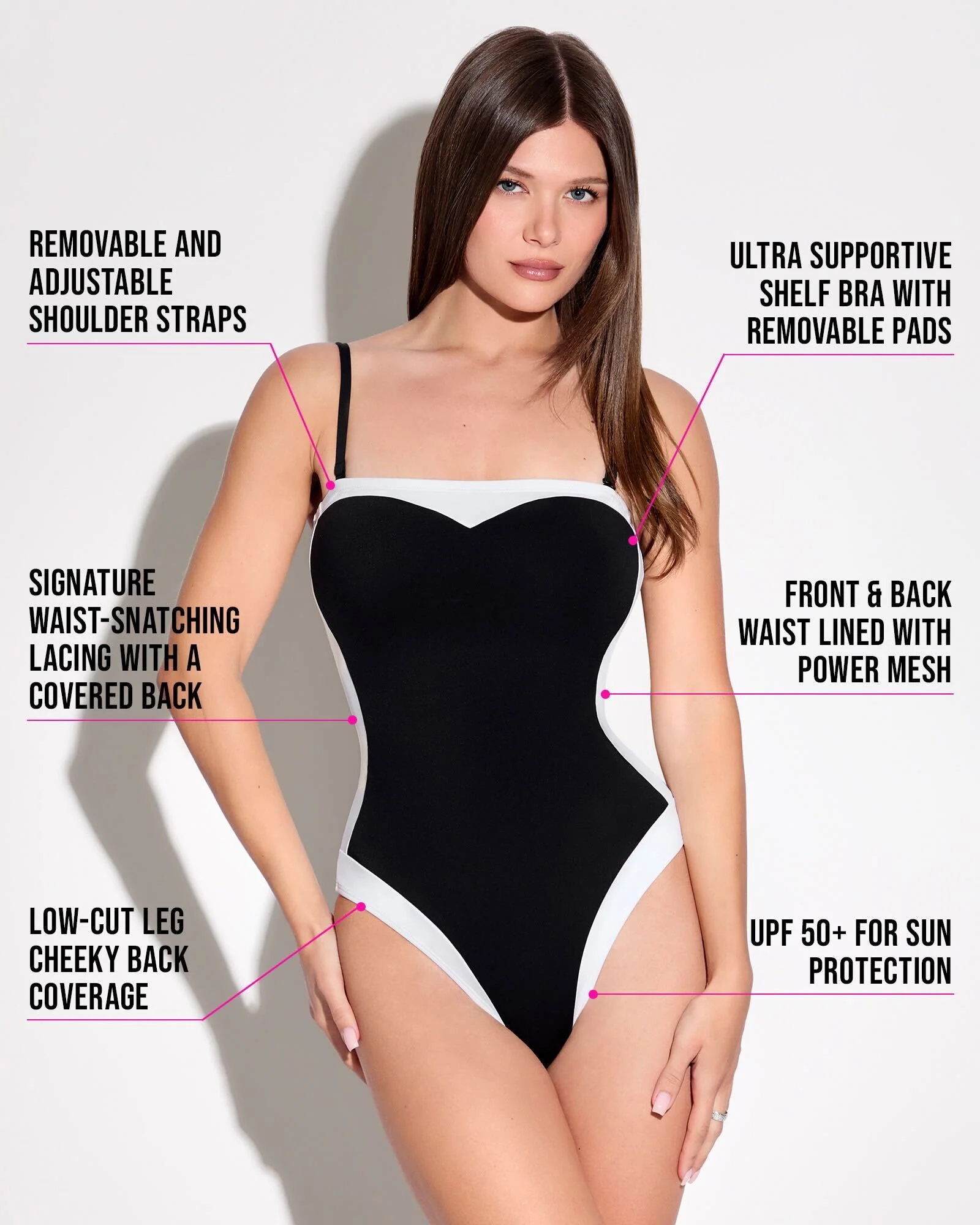 Framed Strapless - Frame Black/White - Image 6