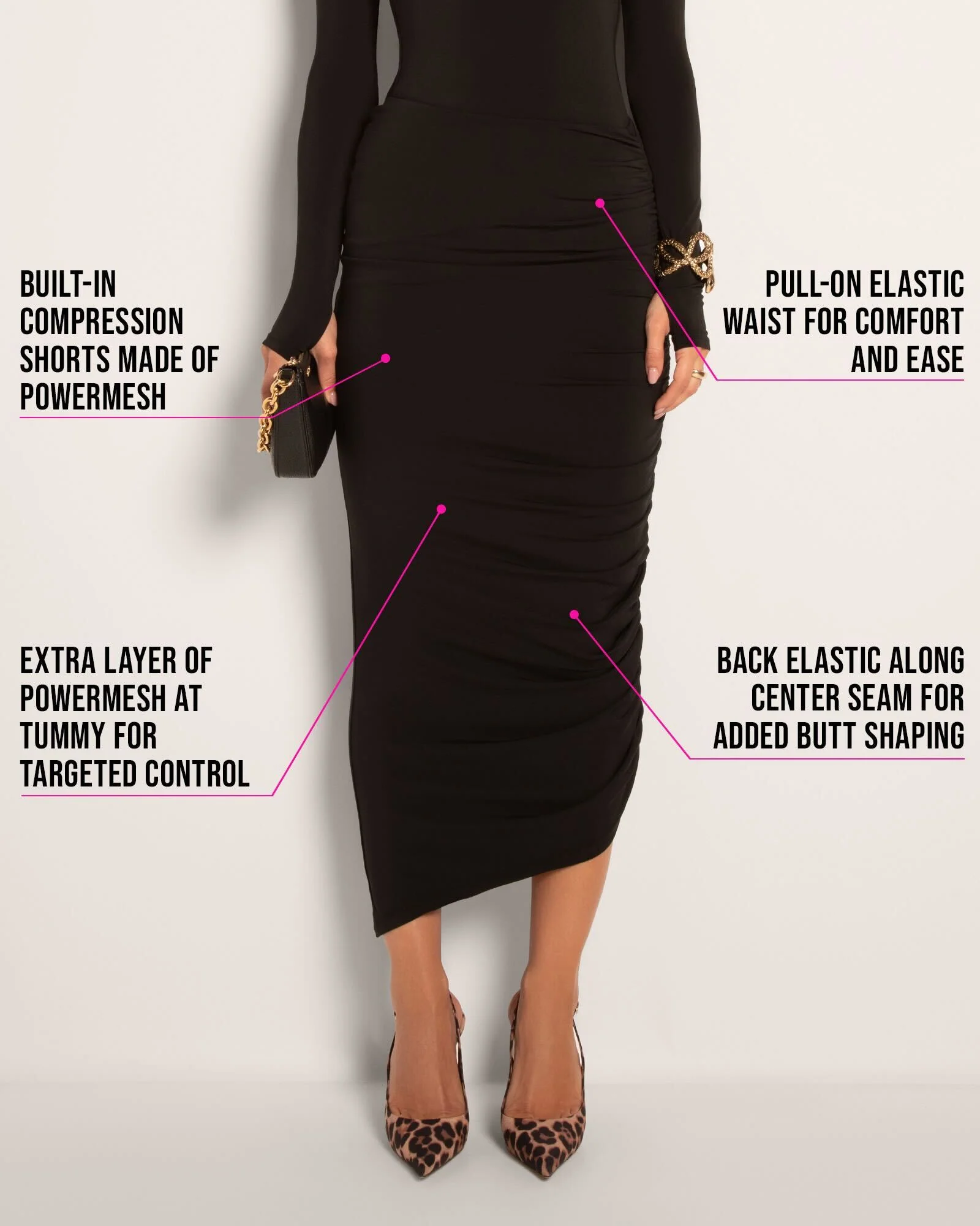 Goddess Shaping Skirt - Black - Image 7