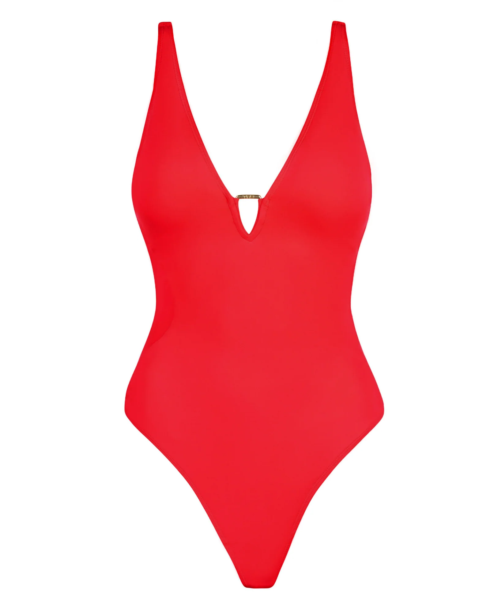 Hi Cut Plungey Triangle - Red - Image 6
