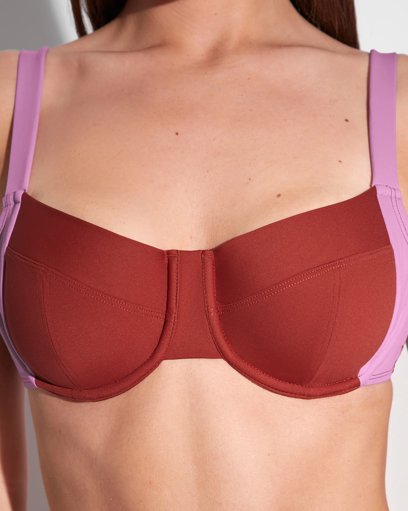 Lifty Bikini Top - Copper/Lilac - Image 3