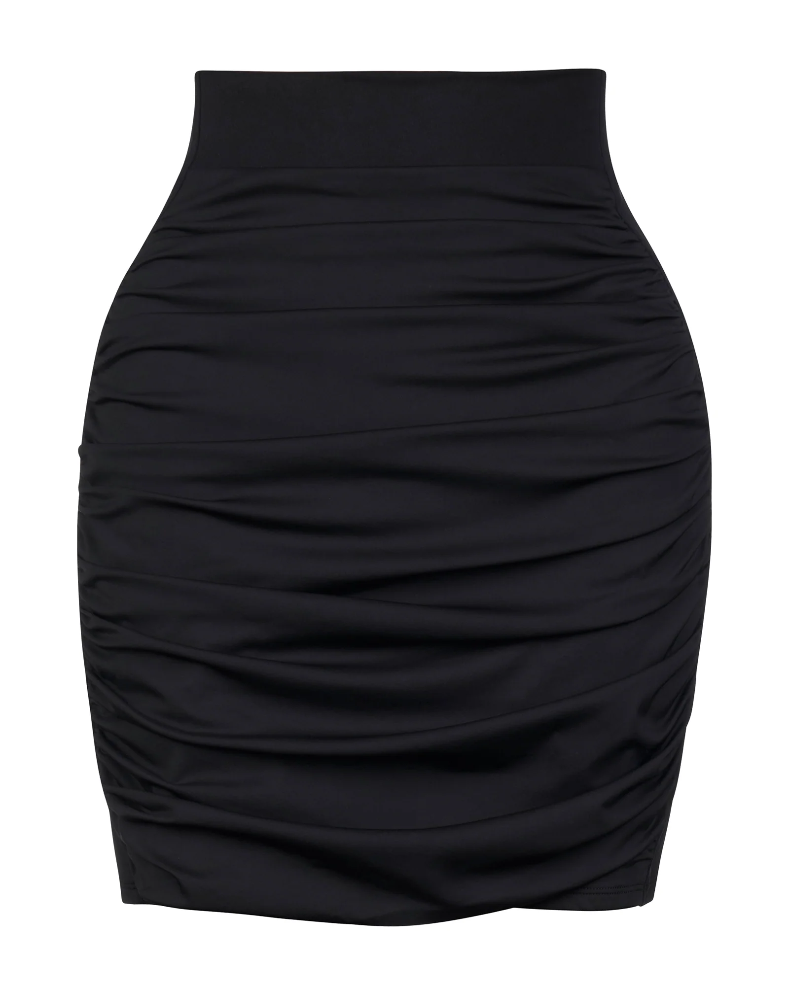 Mini Ruched Skirty - Black - Image 4