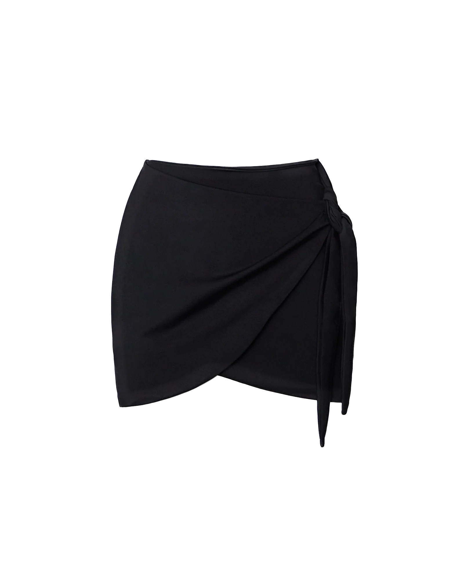 Mini Wrap Skirty - Black - Image 3