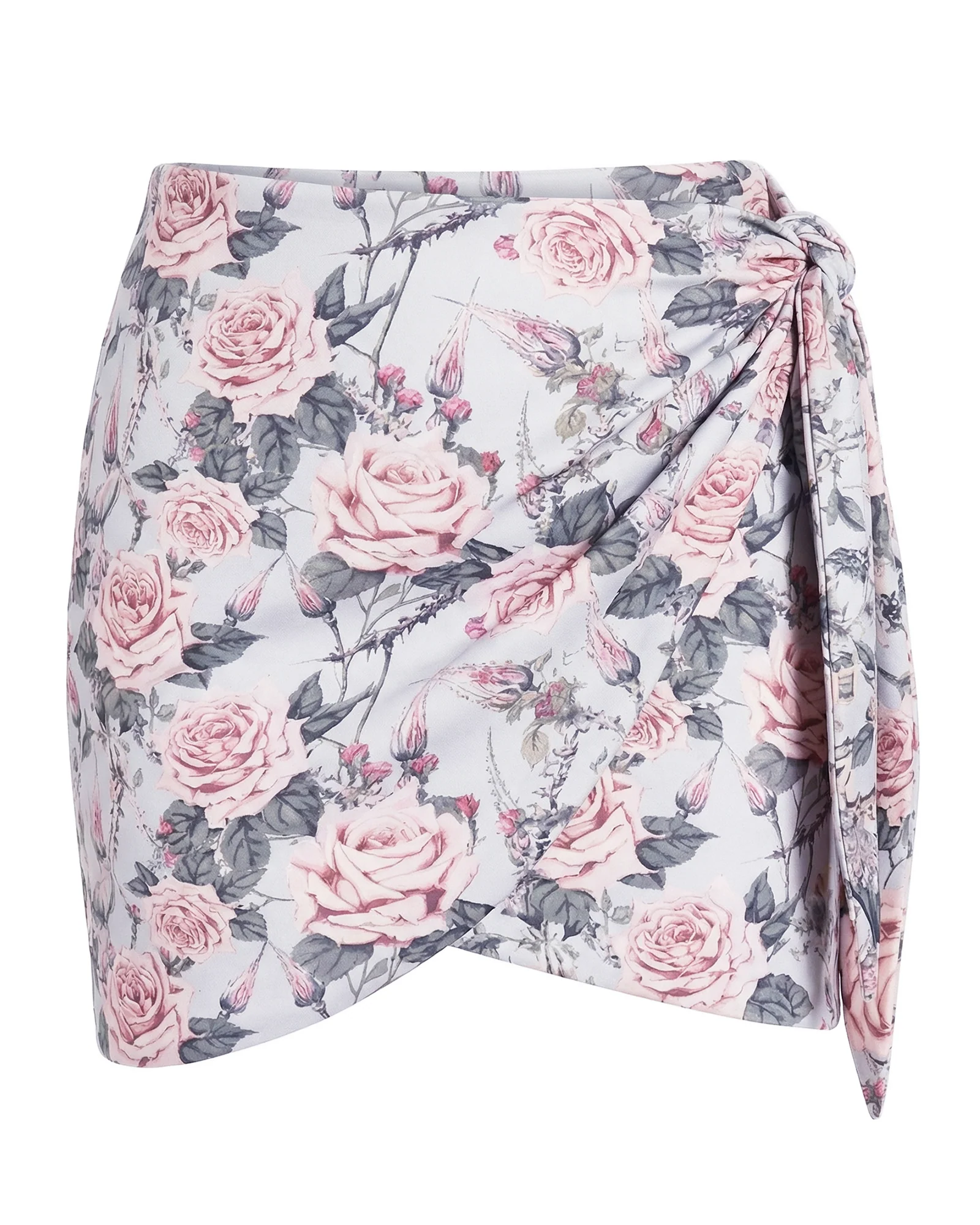 Mini Wrap Skirty - Blue Thorny Rose - Image 4