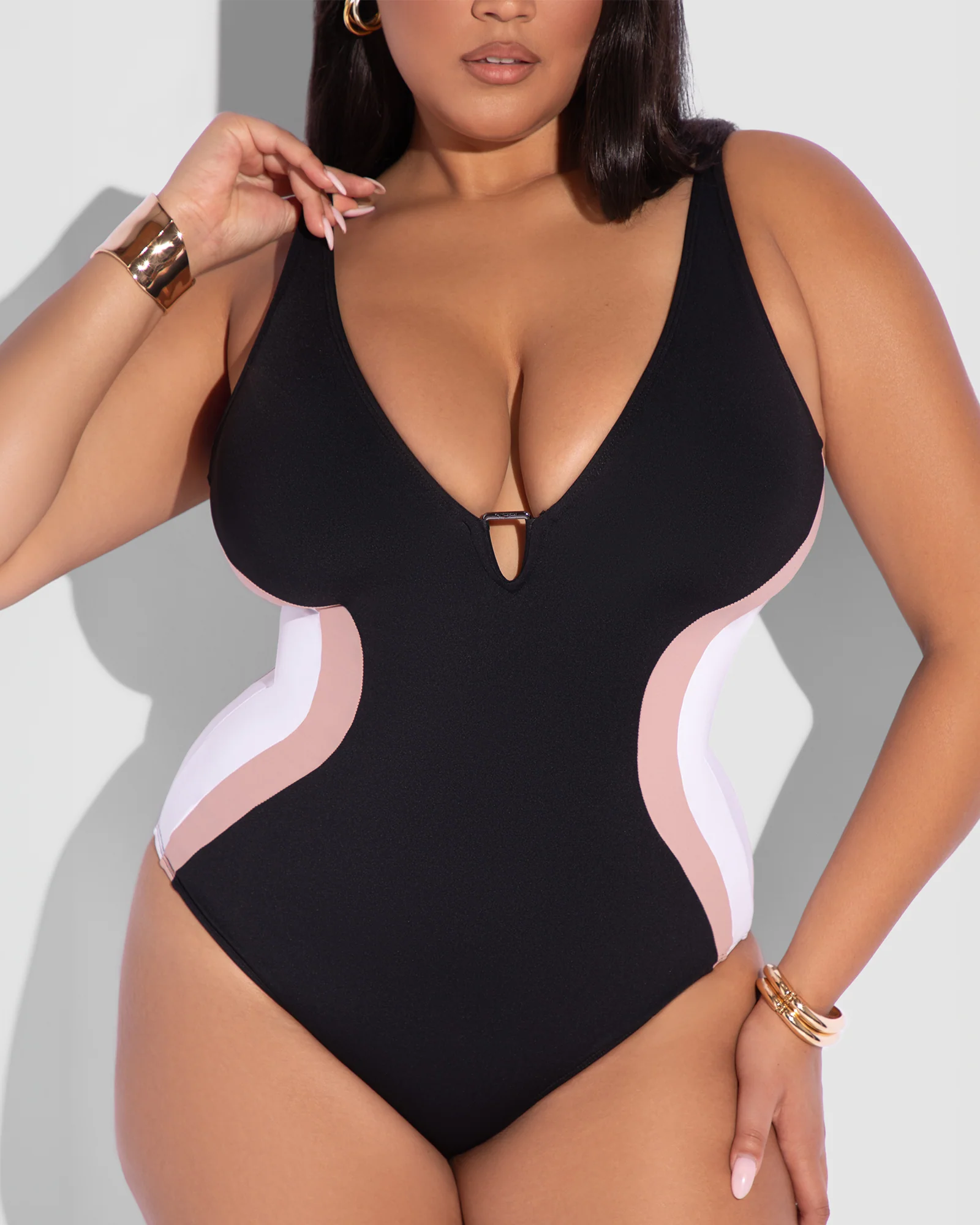 Plungey Triangle - Contour Black/Rose/White - Image 5