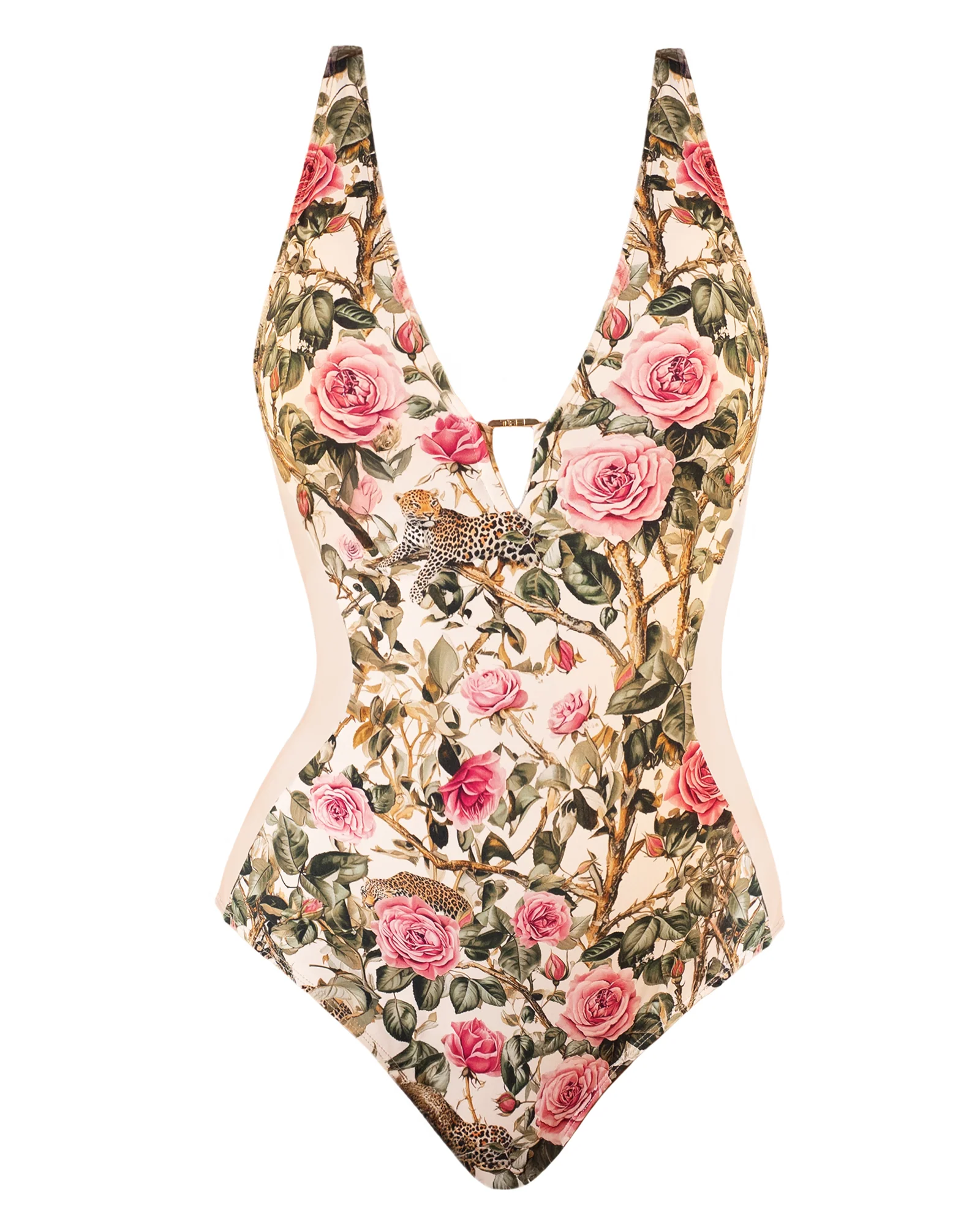 Plungey Triangle - Contour Pink Rose Leopard/Pinky Oat - Image 6