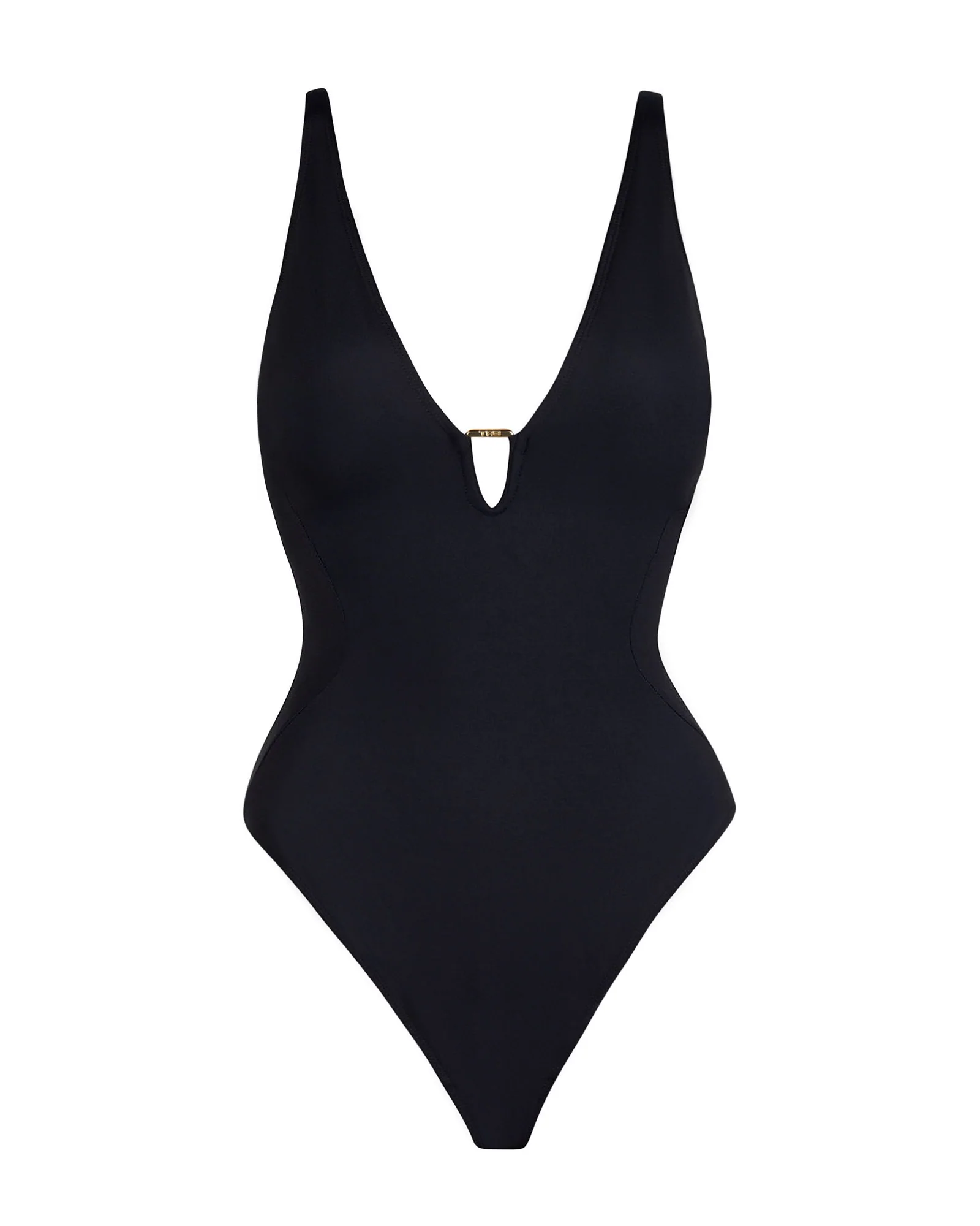 Plungey Triangle Thong - Black - Image 5