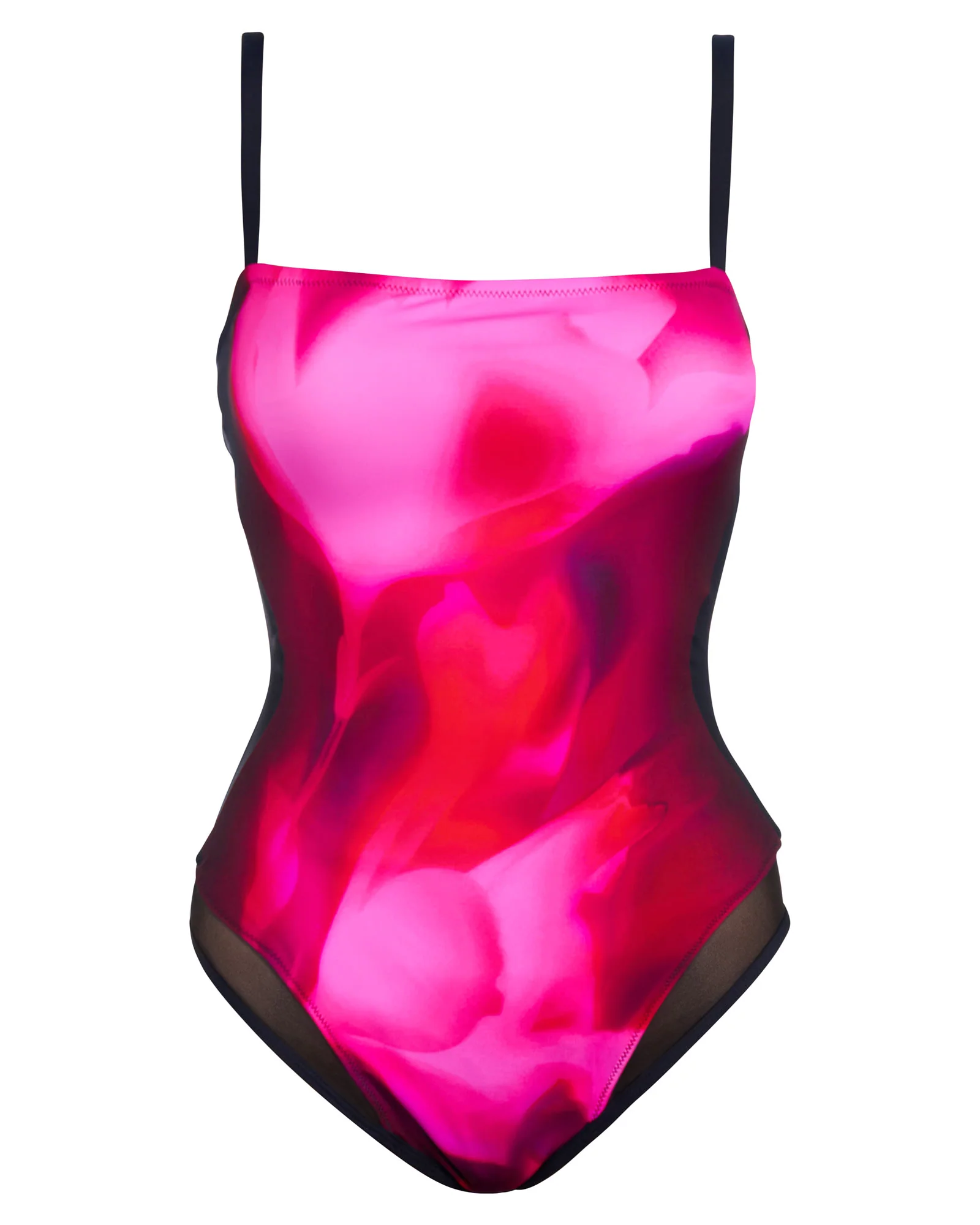 Squarey Thin Strap - Contour Hyperfloral/Black - Image 4