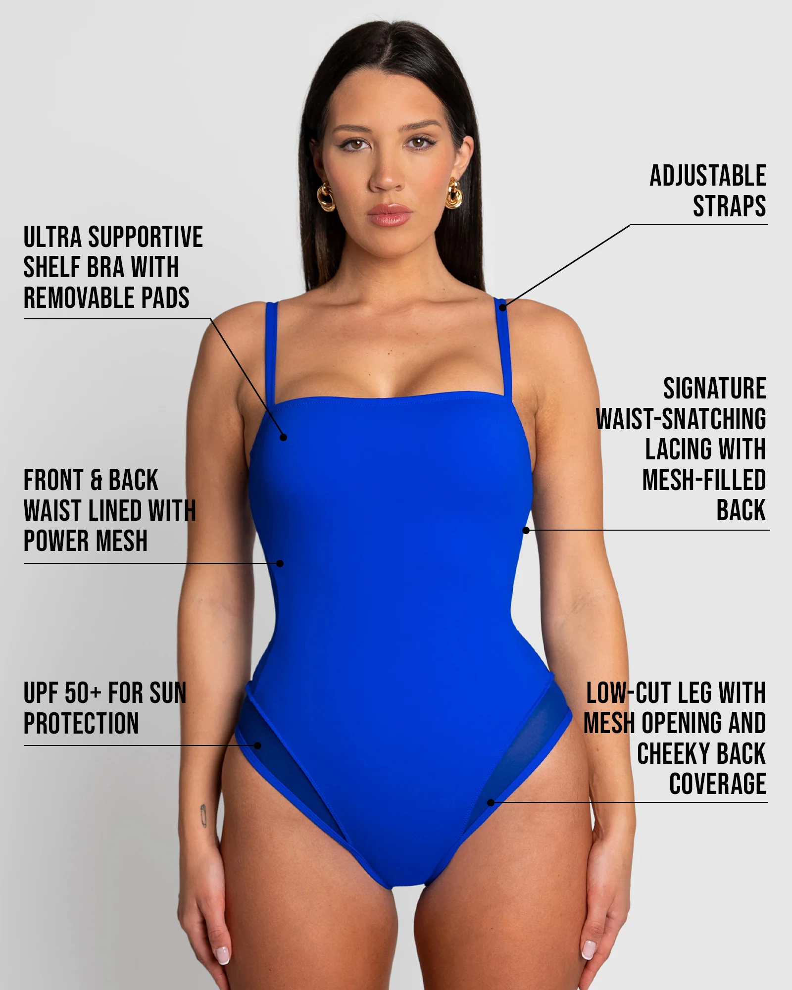 Squarey Thin Strap - Sapphire - Image 6