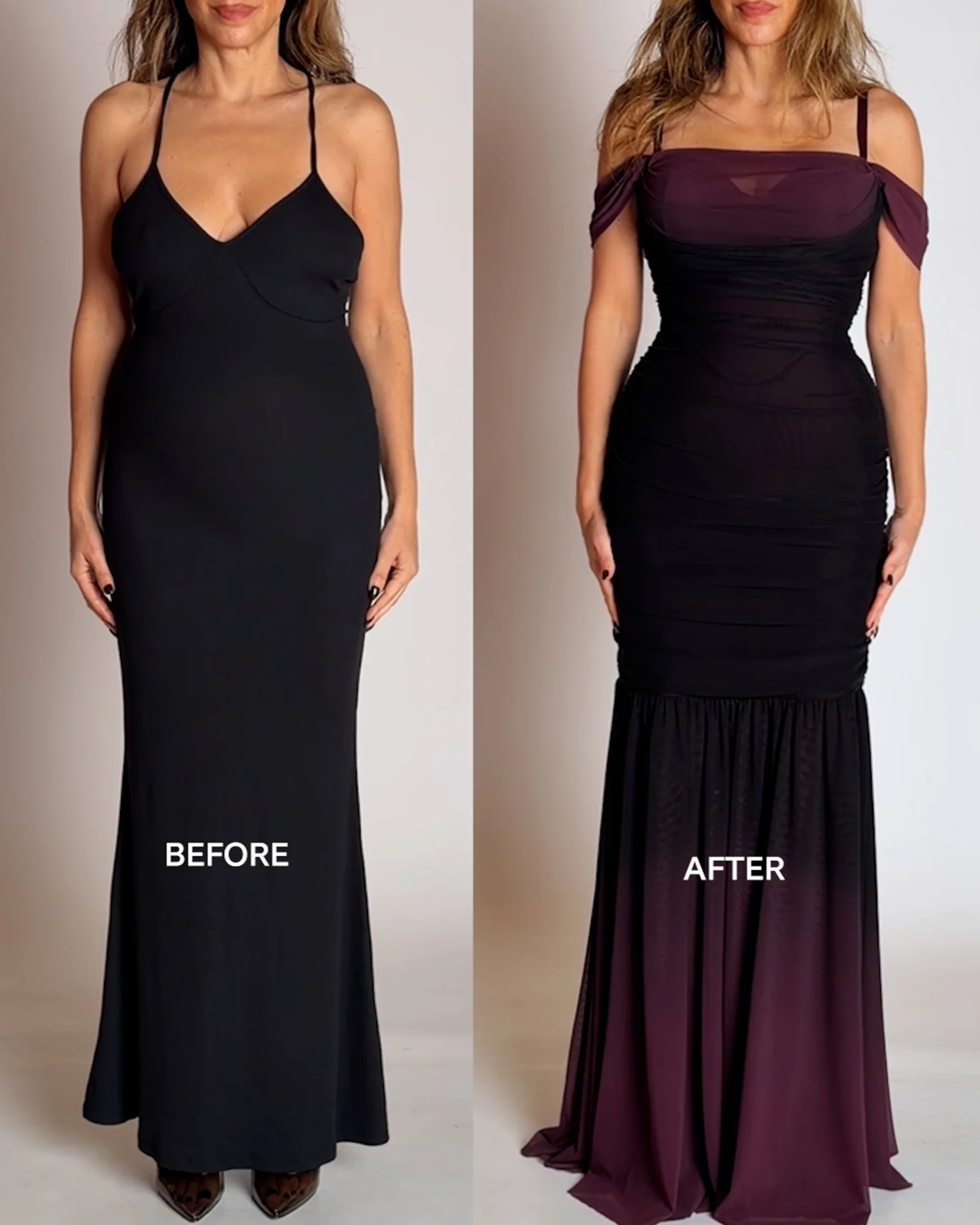 Sweetie Mermaid Dress - Ombre Garnet - Image 7
