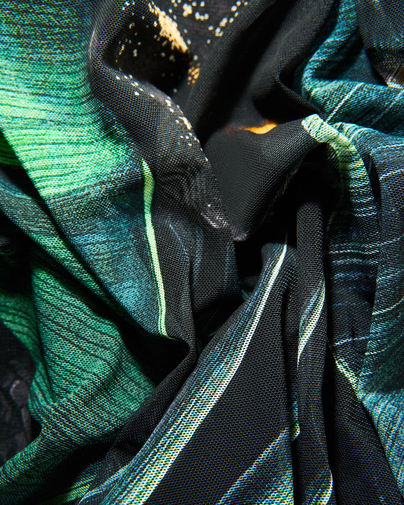 Sweetie Mesh Column Dress - Black Lily - Image 8