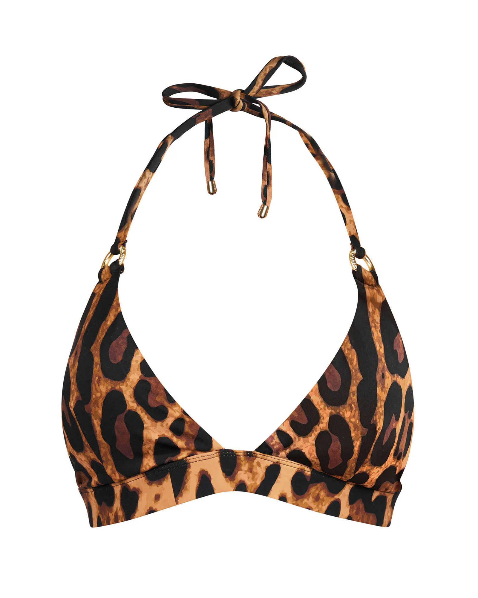 Triangle Bikini Top - Symmetric Leopard - Image 5