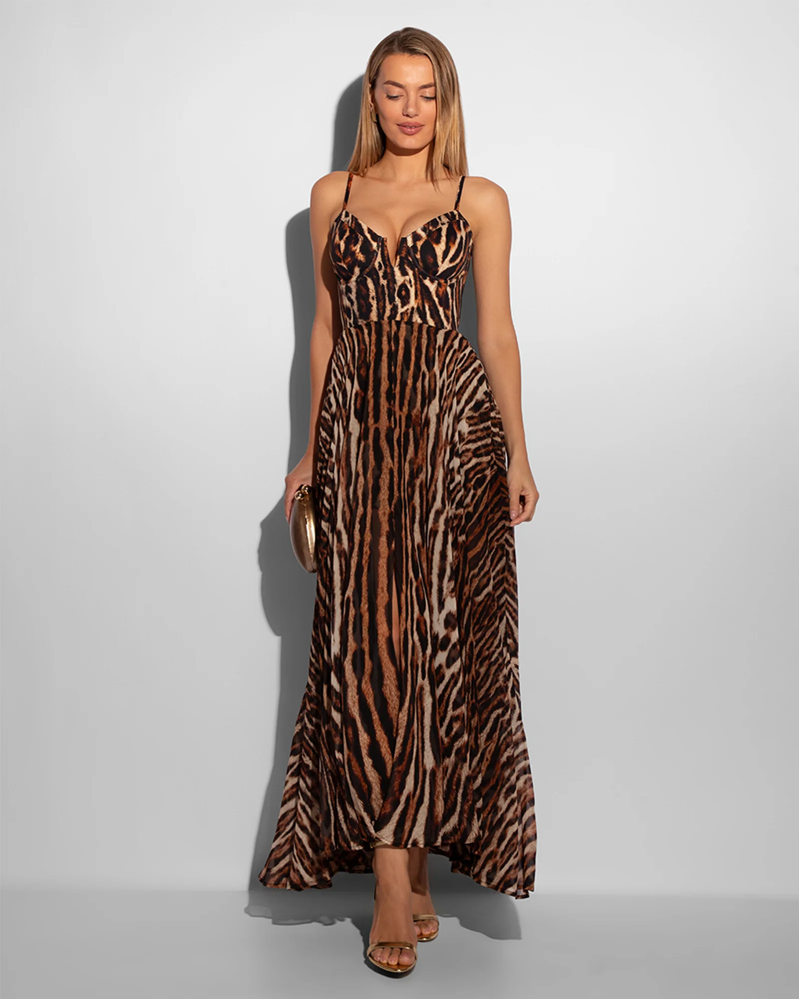 Vixen Corset Maxi Dress - Pilates Cat - Image 3